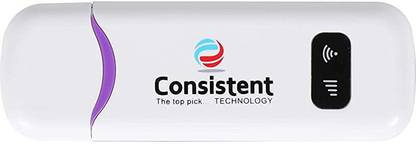 Consistent CTND1001 Wifi 4G/3G Hotspot Dongle for All SIM (Networks) 150 Mbps Data Card ,Calls not Supported