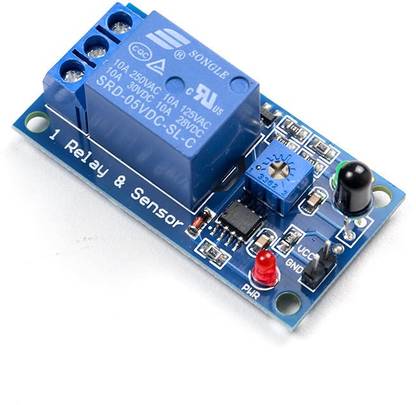 Indian Hobby Center Flame Sensor Relay Module Electronic Components Electronic Hobby Kit