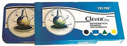 Easyteach Student Geometry Box (Set of 11 Mathematical Instruments) Geometry Box