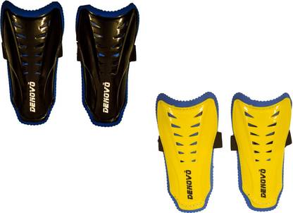 DENOVO Club Football Shin Guard Large Size (2 Pairs) Football Shin Guard