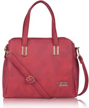 FOMMIL Women Red Satchel