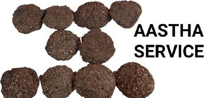 Aastha PUJA KIT, ORIGINAL DESI COW DUNG CAKE ,INDIAN DESI HOME MADE COW DUNG CAKE/KANDE/UPLA/THEPRI/GOBAR FOR HAVAN PUJA &OTHER RELIGION PURPOSE BIG SIZE COW DUNG CAKE (SET OF 10PICE)