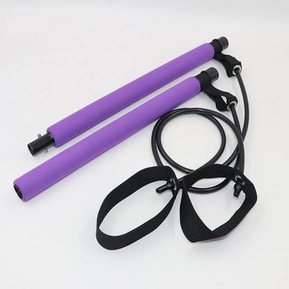 manya export Portable Pilates Bar Kit Resistance Tube