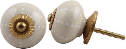 Indianshelf CK-1209-3 Ceramic Cabinet/Drawer Handle
