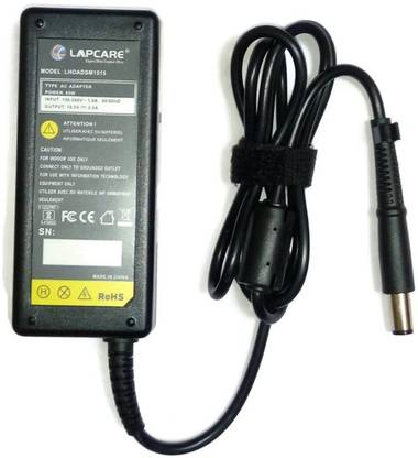 LAPCARE LHOADSM1515 65W 18.5V 7.4mm Pin Laptop Adapter Charger Compatible for EliteBook Series Laptop 65 W Adapter