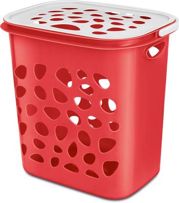 MILTON 35 L Red Laundry Basket