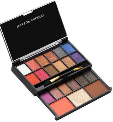 BOXYCHARM Makeup Palette 18 Eyeshadow + 1 Blusher + 1Highlighter + 1Contour