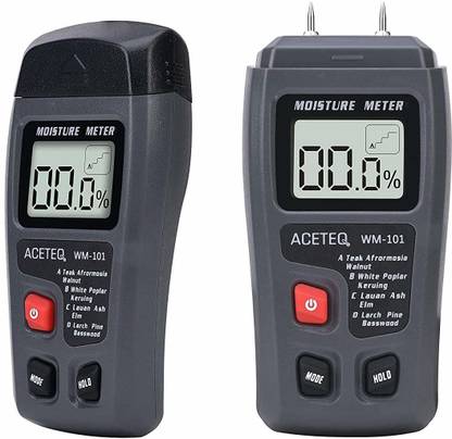 DR YONIMED Digital Wood Moisture Meter WM 101 Large LCD Display Pin-Type Digital Moisture Measurer