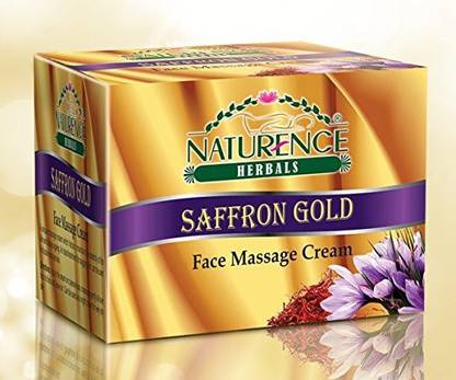 NATURENCE HERBALS NATURENCE SAFFRON GOLD MASSAGE CREAM