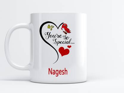 MM9E You Are So Special Nagesh Printed , I Love You Nagesh , Nagesh Name ,Valentine's day , Anniversary Gift , Happy Birthday Gift , Rakhi , Husband, Brother Ceramic Coffee Mug