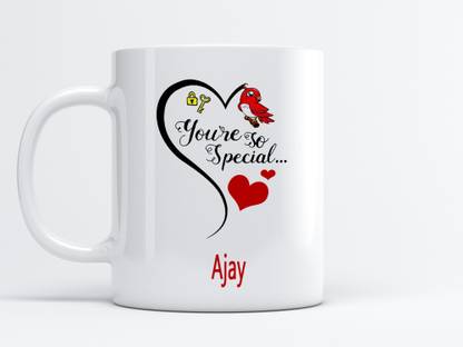 MM9E You Are So Special Ajay Printed , I Love You Ajay , Ajay Name ,Valentine's day , Anniversary Gift , Happy Birthday Gift , Rakhi , Husband, Brother Ceramic Coffee Mug