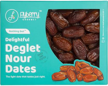 Flyberry Gourmet 100% Natural | Rich in Calcium, Iron and Potassium | Deglet nour Dates
