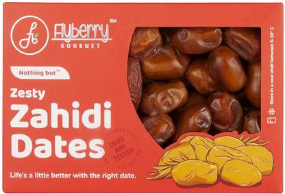Flyberry Gourmet 100% Natural | Rich in Calcium, Iron and Potassium | Zahidi Dates