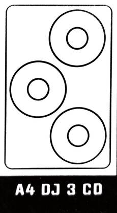 ROYAL STIC DJ 3 CD Permanent Paper Label