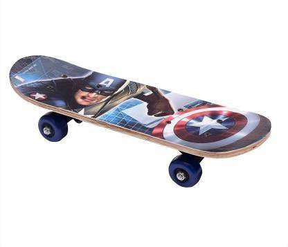 TRADE SHIPPER SKATEBOARD CAPTAIN AMERICA 6 inch x 5 inch Skateboard