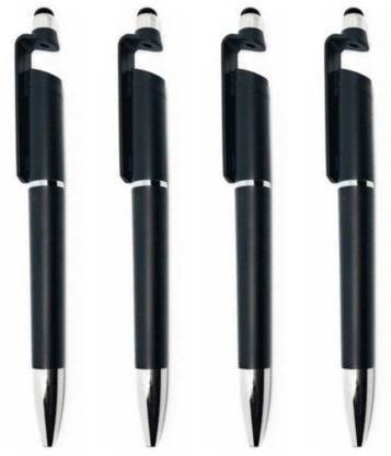 Altrust Good quality 3 in 1 Ballpoint Function Stylus Pen with Mobile Stand Holder, Writing Pen,Screen Wipe for All Android Touchscreen Mobile Phones and Tablets Stylus Mobile Holder