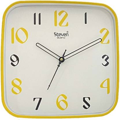 steven quartz llp Analog 23 cm X 23 cm Wall Clock