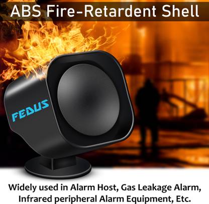 Fedus 12V 110db Super Loud Universal Tuk Tuk Car Motorcycle Vehicle Reverse Gear Safety Horn Car Reverse/Back Gear Tuk Tuk Horn, Car Reverse Safety Device Reverse Beeper Buzzer for All Car Model,Black Audible Car Alarm
