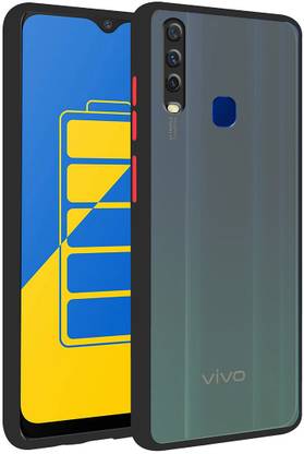 RF Mobiles Back Cover for Vivo Y15 Matte Finish Smoke Case