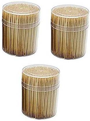 Global Venders Pack of (150) Wooden Dental Floss Tooth Picks.