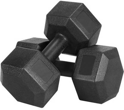 COGNANT FITNESS (3kg * 2) Dumbbell Set - 1 Pair of Dumbbells - best for Home FITNESS Fixed Weight Dumbbell