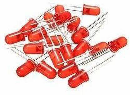 Aktronics 5MM Red LED Light Emitting Diode Highlight for Arduino (Pack of 50) Electronic Components Electronic Hobby Kit