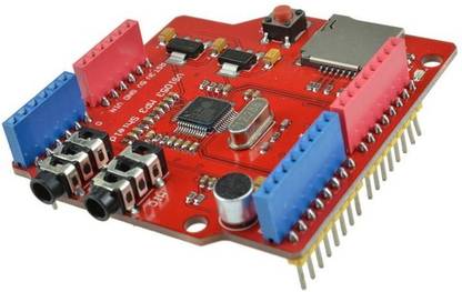 Indian Hobby Center MP3 Recording Module Development Board with Onboard Recording Function Electronic Components Electronic Hobby Kit