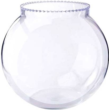 BILAL ANSARI 8 Inch Collar 3L Round Ends Aquarium Tank