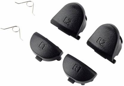 gamenophobia L1 L2 + R1 R2 Trigger Buttons Springs Replacement Parts for PS4 Controller V1 for JDM 001/011/020 Model  Gaming Accessory Kit