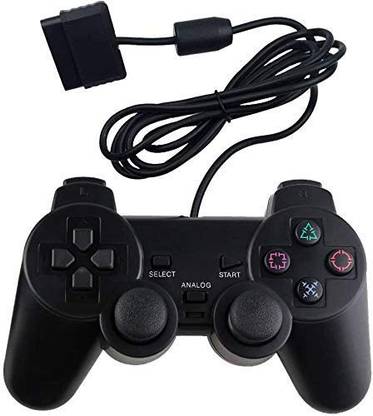 TMG Ps-2 Wired Dualshock Remote Controller For Playstation-2 Generic (Black) Gaming Accessory Kit
