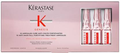 KERASTASE Genesis Treatment Ampoules (10x6ml) |Anti hair-fall fortifying treatment for weakened hair