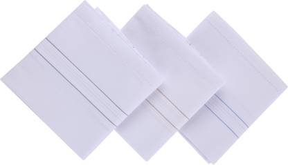 TRASA handkerchiefPackof3 ["White"] Handkerchief