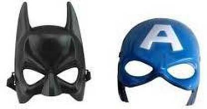 yubirth Avenger Mask Captain America And Batman Party Mask for Costume Parties, cosplay & Dress-up. Party Mask