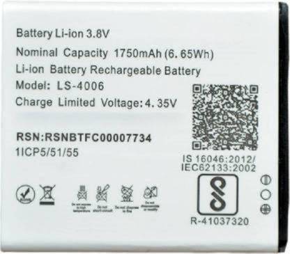 TECHQPMENT Mobile Battery For  LYF LYF Flame 7 Flame 6