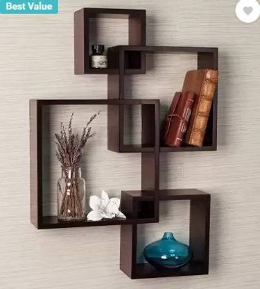 wwall shelves wall mounted floting shelves (self of 4) Wooden Wall Shelf