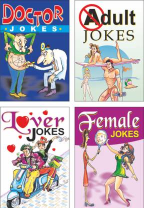 Sawan Present Set Of 4 SMS Books | Doctor Jokes, Adult Jokes, Lovers Jokes And Female Jokes