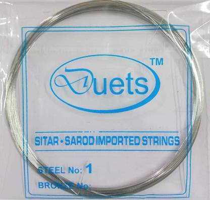 DUETS No. 1 SITAR SAROD IMPORTED STEEL WIRE Sitar Strings