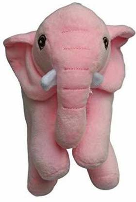 pipika Stuffed Spongy Huggable Cute Missy Elephant (18 cm) Pink  - 10 cm