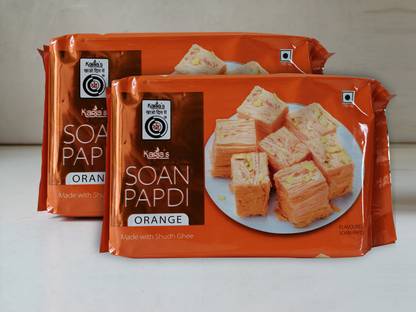 SHREE SOAN PAPDI ORANGE 400 gm x 2 Box