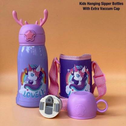 G&G Creations Kids Insulated Hanging Sipper Bottles With Extra Vaccum Cap 500 ml