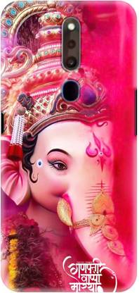 NDCOM Back Cover for OPPO F11 Ganpati Bappa Shree Ganesh Printed
