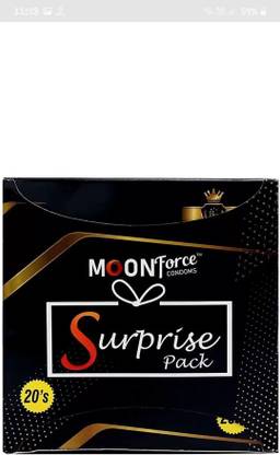 MOONFORCE INDIA FIRST ORGANIZE CONDOM FOR MALE(PACK OF 20)(SET OF 1)(20 PCS*1 BOX)) Condom