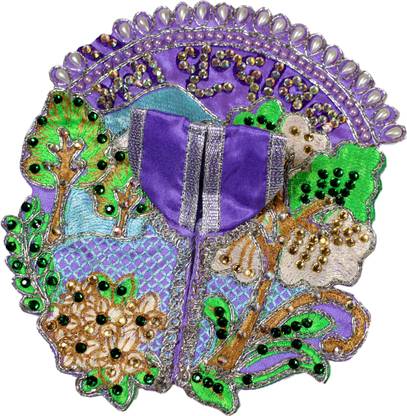 STAGLINE Kanha ji Dress 1, Kundan/sitara/Moti Les/Work Dress