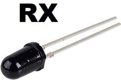 Prime Intact IR Receiver LED Sensor 5mm IR LED Light - Infrared Receiver Rx Electronic Components Electronic Hobby Kit