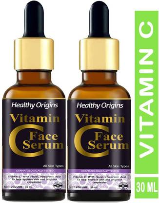Healthy Origins Vitamin C - Skin Clearing Serum - Brightening, Anti-Aging Skin Repair, Supercharged Face Serum, Dark Circle, Fine Line & Sun Damage Corrector (KL89) Ultra