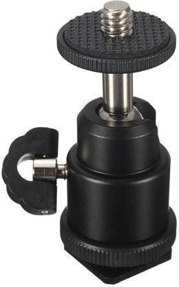 Digiom Adjustable Swivel Angle Ball 1/4" Hot Shoe Mount Adapter Holder Camera Video, Ball Head Adapter for Photography Flash Shoe Adapter