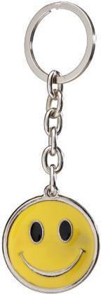 ROYALSHOP STYLISH METAL SMILEY KEY CHAIN/ HAPPINESS FETCHER (1 OC.) Key Chain