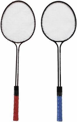 Forgesy double rod racket Multicolor Strung Badminton Racquet