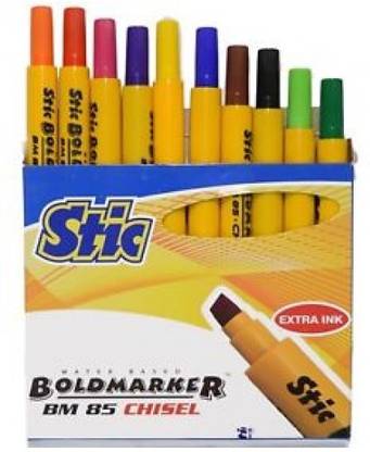 STIC Bold marker chisel shaped