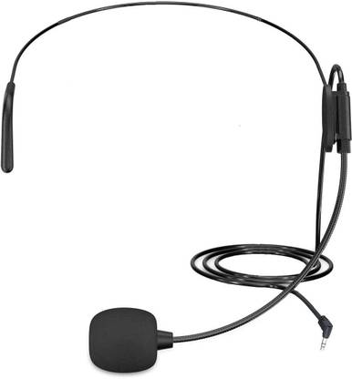 ankSONline 3.mm Jack Unidirectional Flexible Wired Plug & Play Condenser Microphone for Voice Amplifier, Teachers, Presentations, Recording Neck Microphone